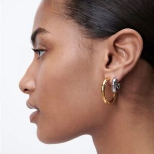 ZARA PACK OF HOOP EARRINGS